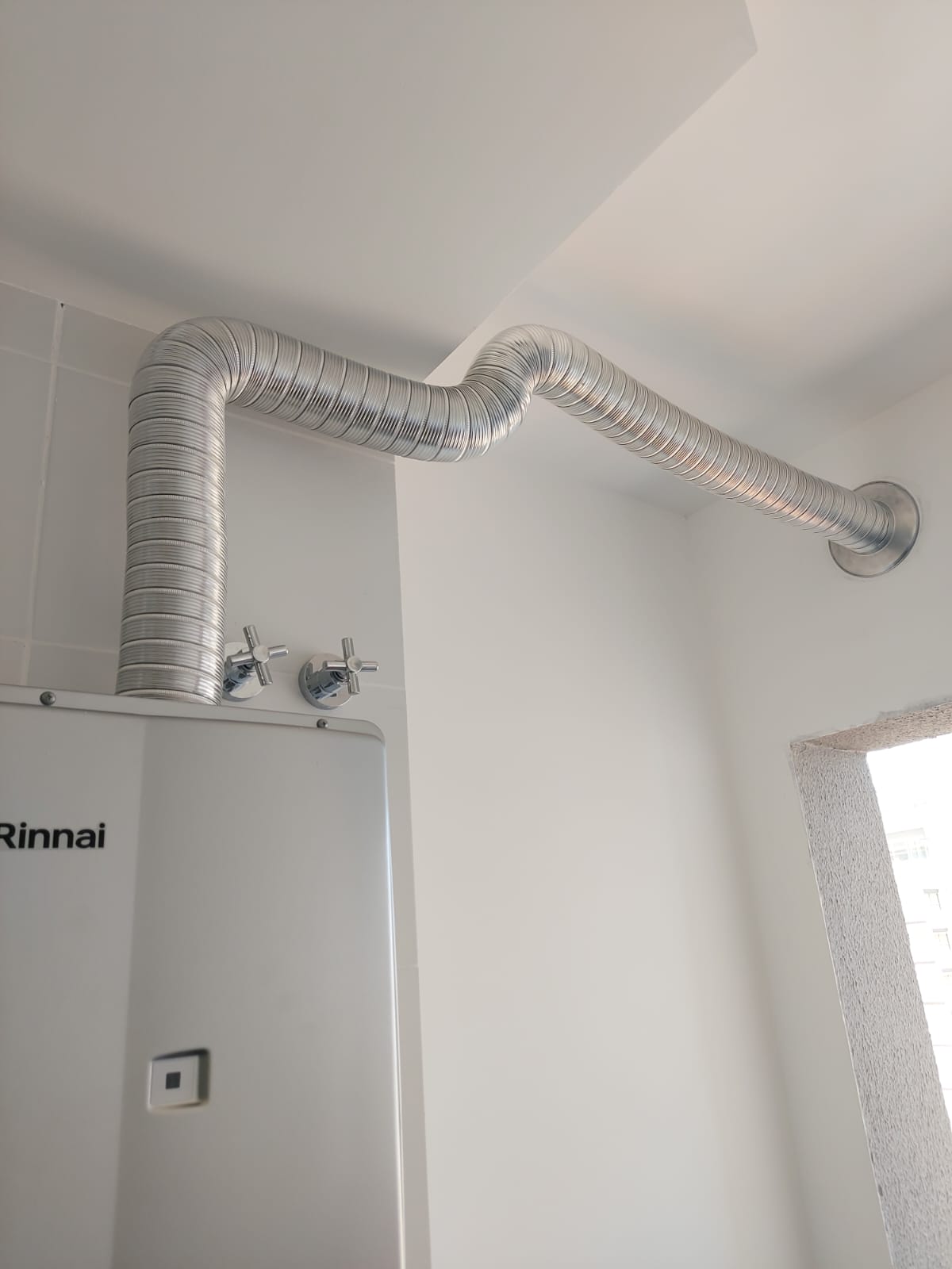 Instação completa de Aquecedor a gás